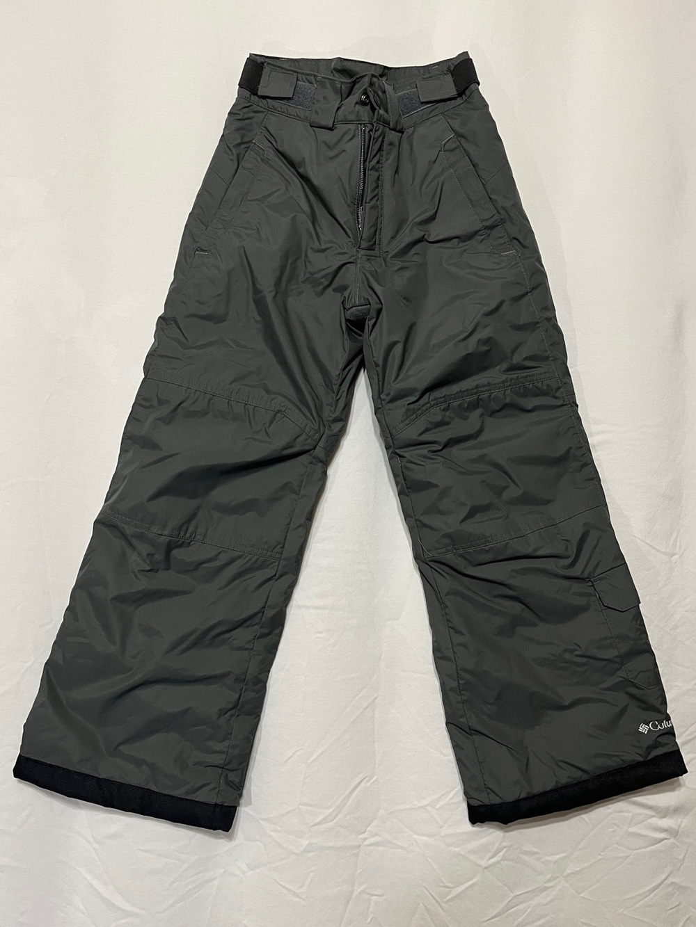 Columbia Kids Snow Pants Dark Grey Omni-Shield Size S (8) Waterproof Insulated